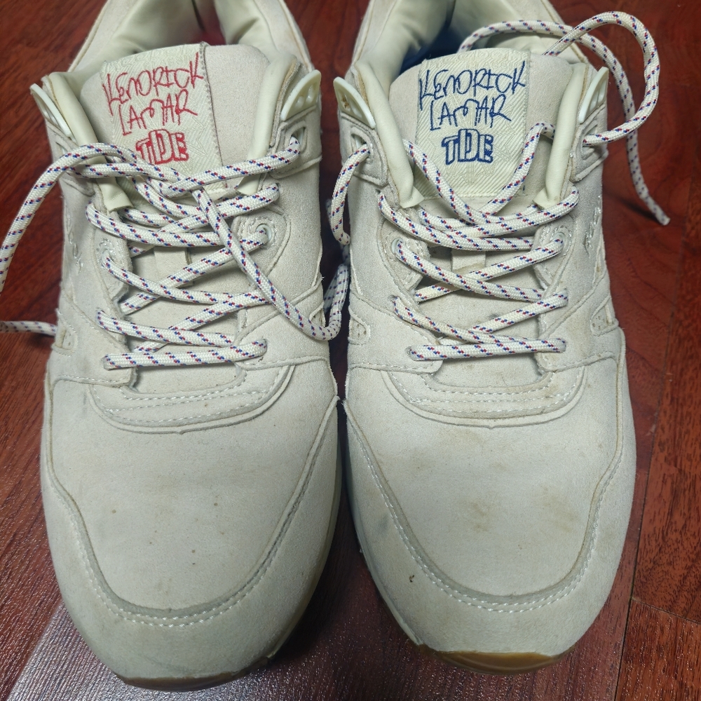 Reebok White And Red Kendrick Lamar Edition Shoes